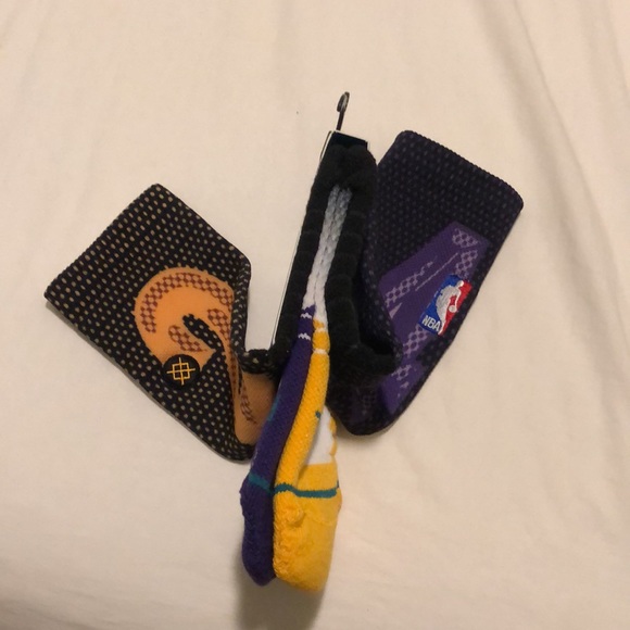 NWT STANCE X KOBE BRYANT "THE FINAL" SOCKS PURPLE AND GOLD BLACK MAMBA 9-12 - Picture 7 of 7